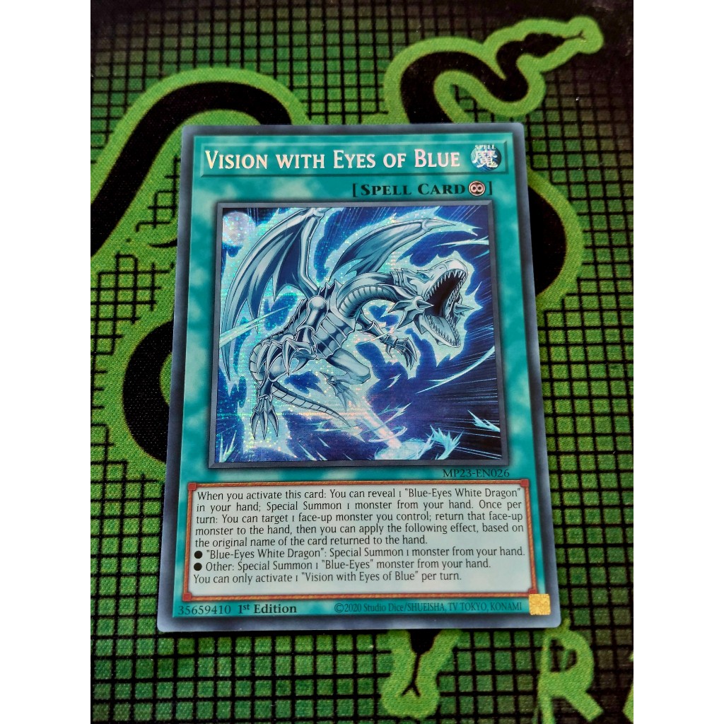 Thẻ Bài Yugioh Spell Vision with Eyes of Blue - MP23-EN026 - Prismatic Secret