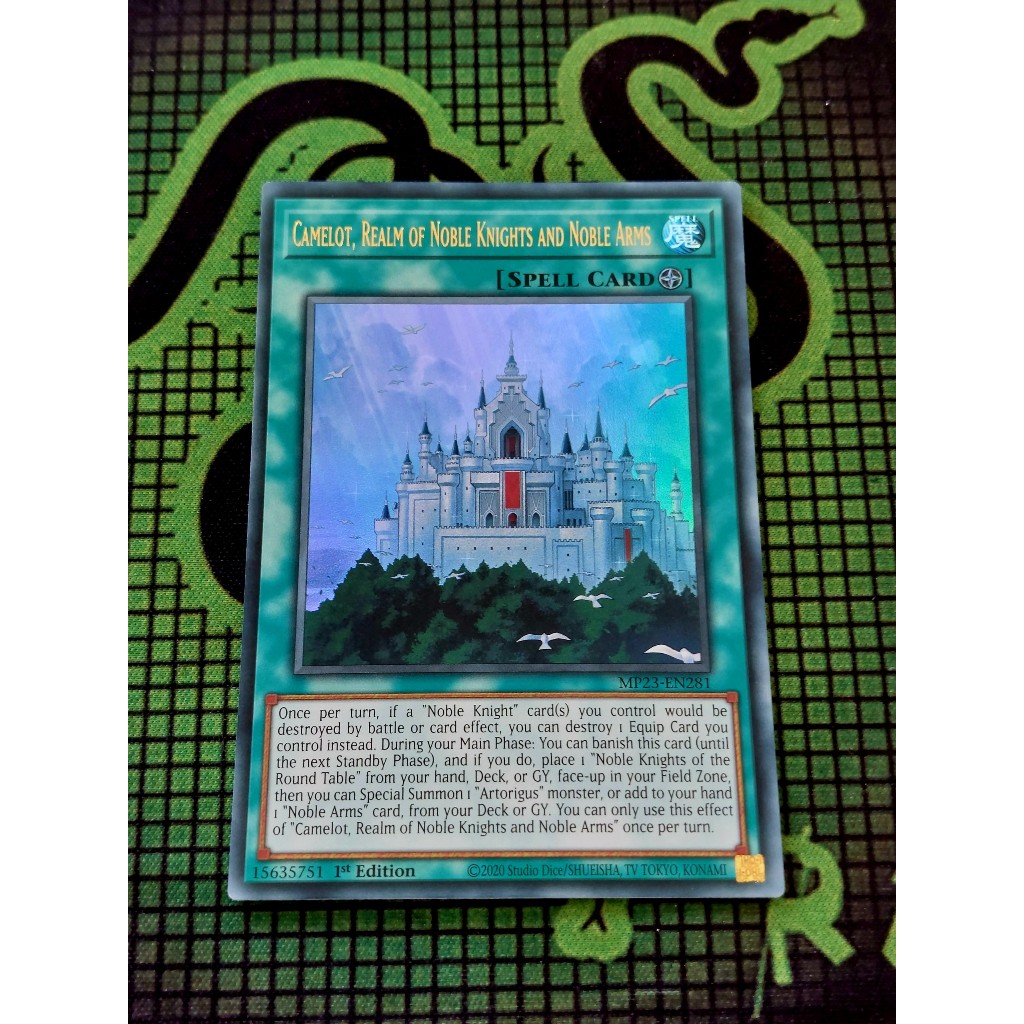 Thẻ Bài Yugioh Spell Camelot, Realm of Noble Knights and Noble Arms - MP23-EN281 - Ultra