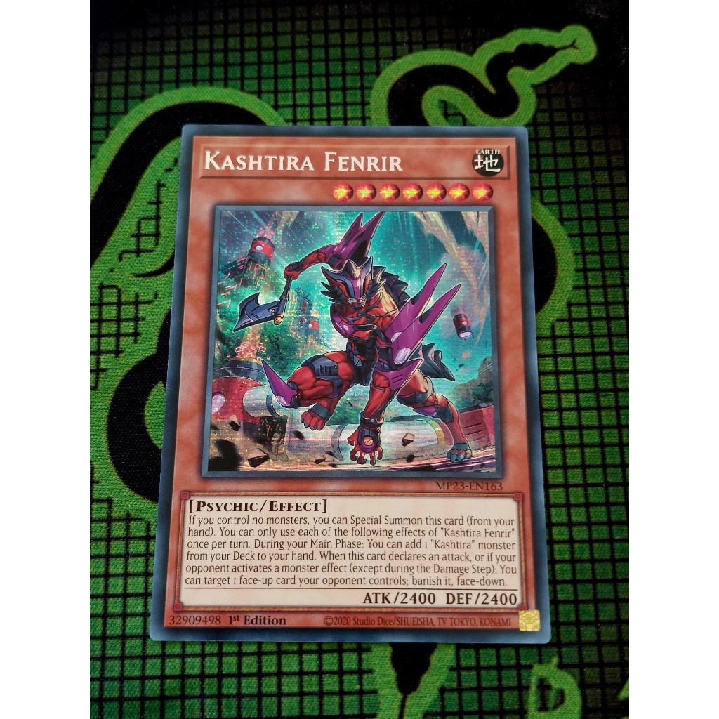 Thẻ Bài Yugioh Monster Kashtira Fenrir - MP23-EN163 - Prismatic Secret