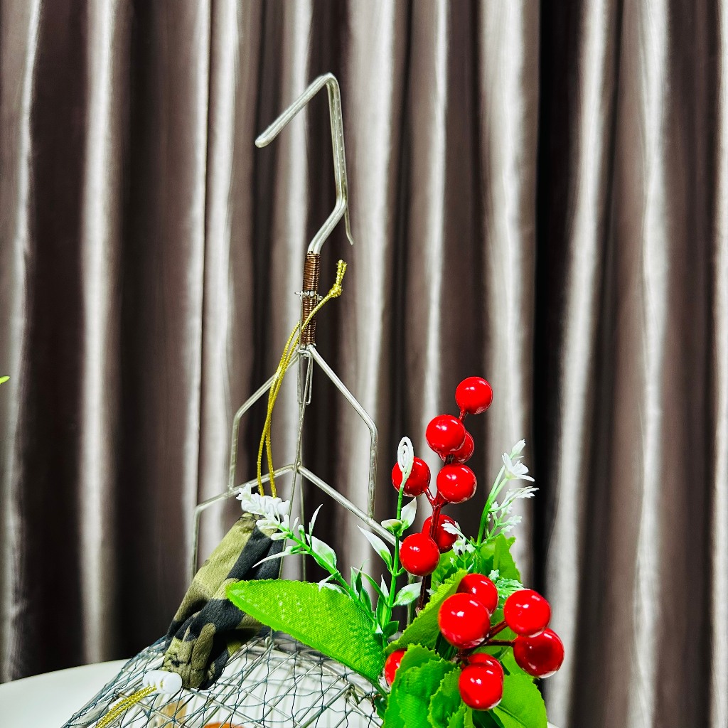 Lồng Inox Bẫy Chim Sâu, Khuyên, Hút Mật, Huýt Cô, Tiêu Mi, Ốc Mít