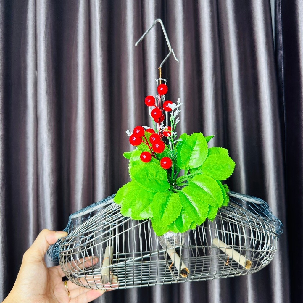 Lồng Inox Bẫy Chim Sâu, Khuyên, Hút Mật, Huýt Cô, Tiêu Mi, Ốc Mít