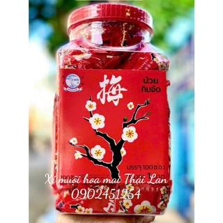 Hộp 100 Gói Xí Muội Hoa Mai Xí Muội Hoa Đào Thái Lan