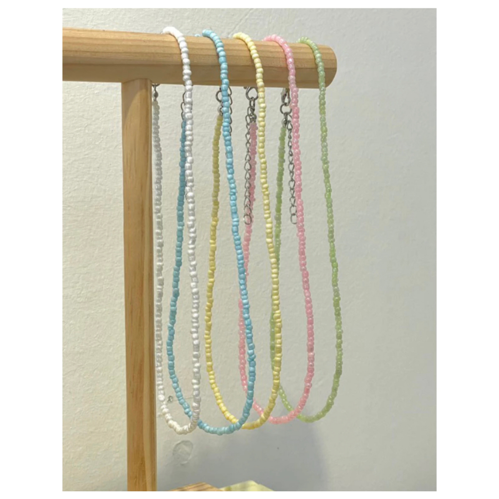 Dây chuyền hạt cườm Panther màu pastel