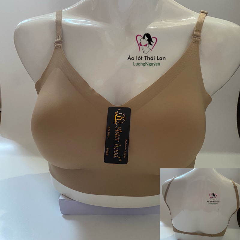 Áo ngực sexy hở lưng Thái lan thun lạnh mát nâng ngực C1011 mút tháo dời size 34, 36