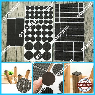 HCM - Vỉ miếng dán chân bàn ghế chống trầy xước sàn nhà nhiều size nhiều miếng