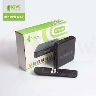 Android TV Kiwi Box S10 Pro Max điều khiển giọng nói, Ram 4GB Rom 16Gb, Android 12 | Chính Hãng