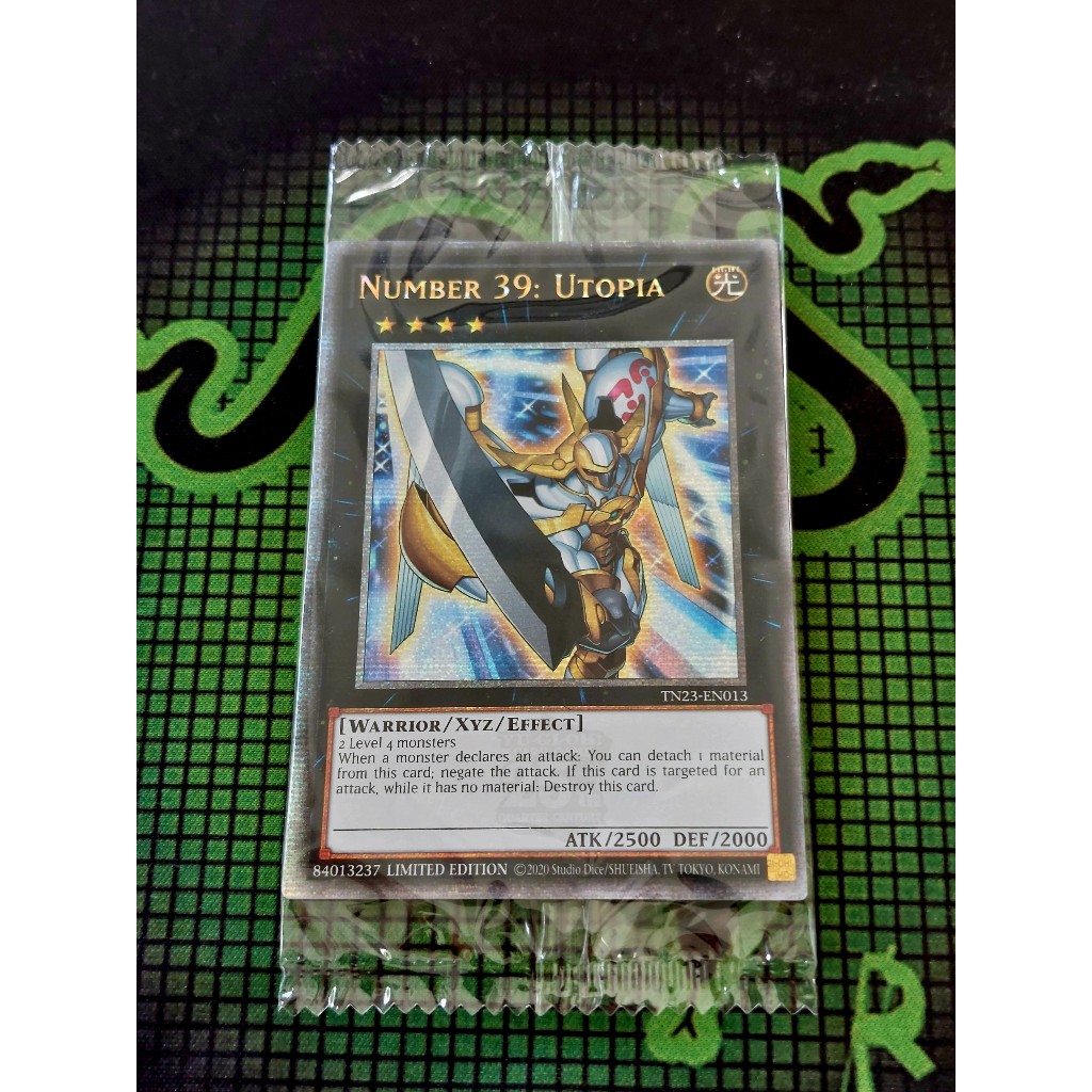 Thẻ Bài Yugioh Monster Number 39: Utopia - TN23-EN013 - Quarter Century