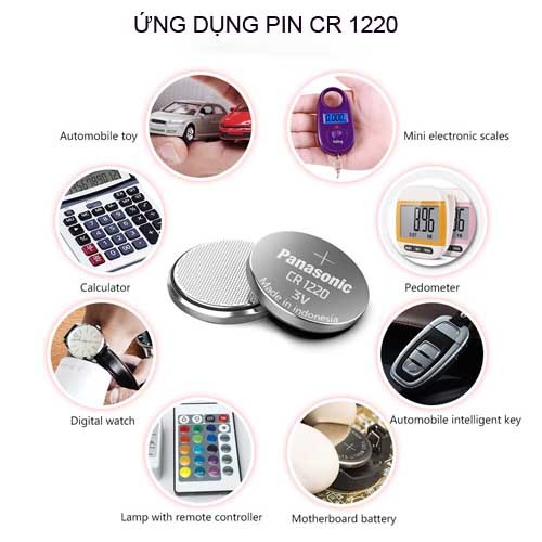 Pin Nút Panasonic CR2450 lithium 3V - Xuất Xứ Indonesia