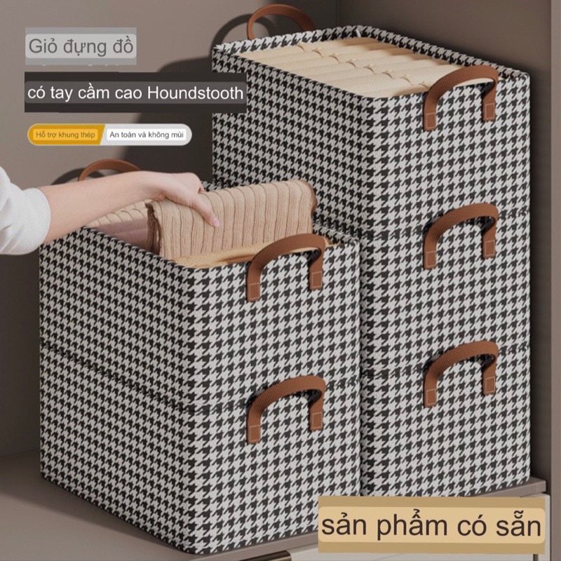 Hộp khung 2 sắt đựng quần áo , tất vớ, đồ lót , chăn màn đa năng , tiện lợi , có thể  gấp gọn