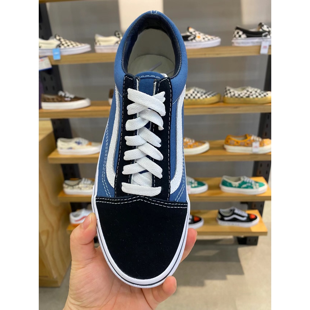 Vans old skool navy xanh nam nữ, giày vans old skool cao cấp full box