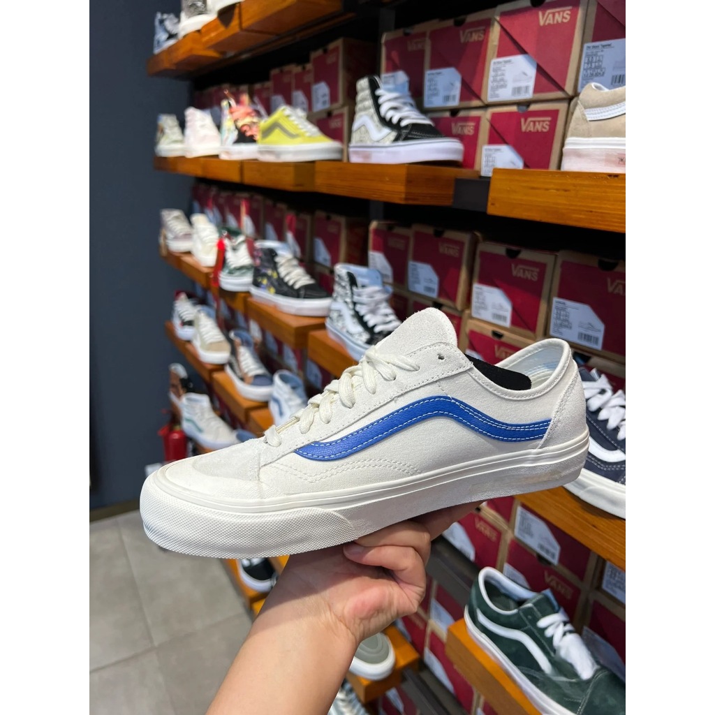 Giày vans style 36 chính hãng cho nam nữ, vans style decon blue chuẩn full box
