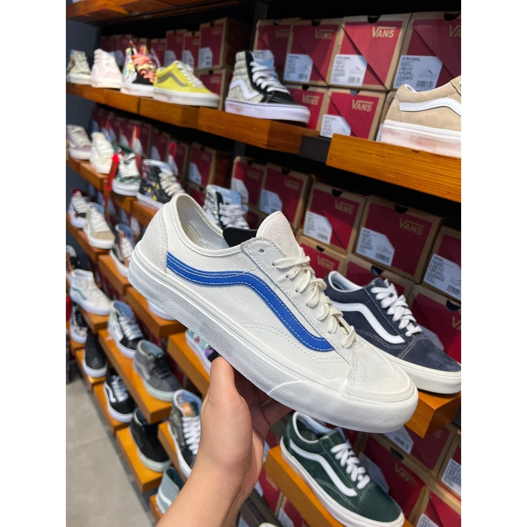 Giày vans style 36 chính hãng cho nam nữ, vans style decon blue chuẩn full box