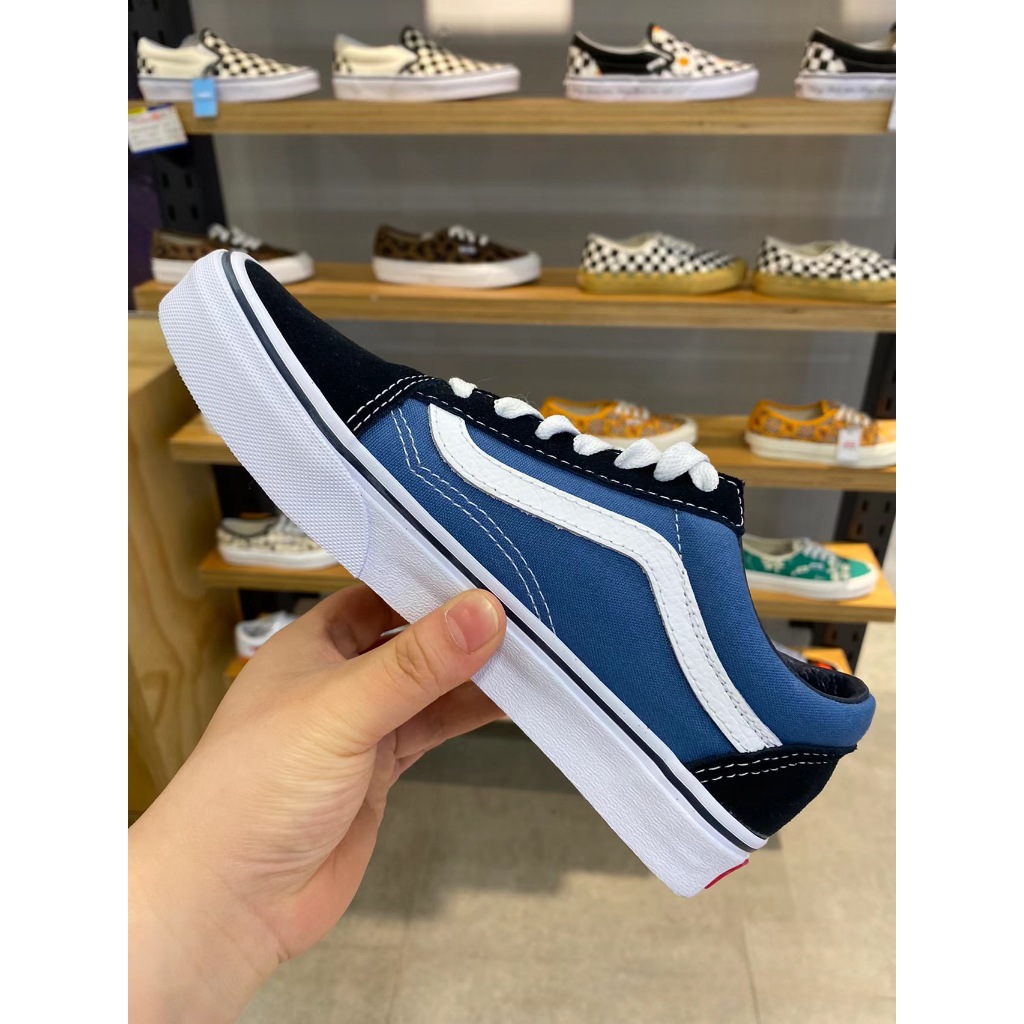 Vans old skool navy xanh nam nữ, giày vans old skool cao cấp full box