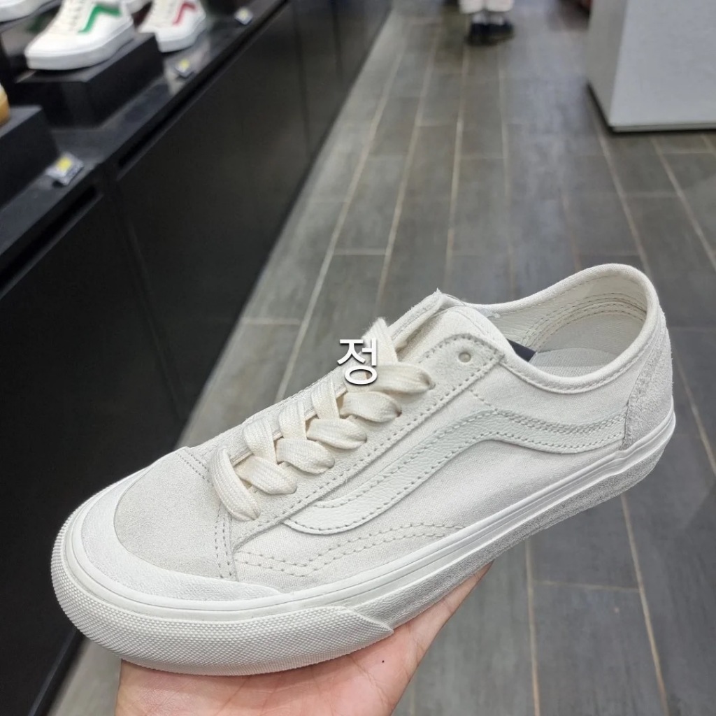 Vans style 36 decon CHÍNH HÃNG màu trắng nam nữ, giày vans cao cấp full box