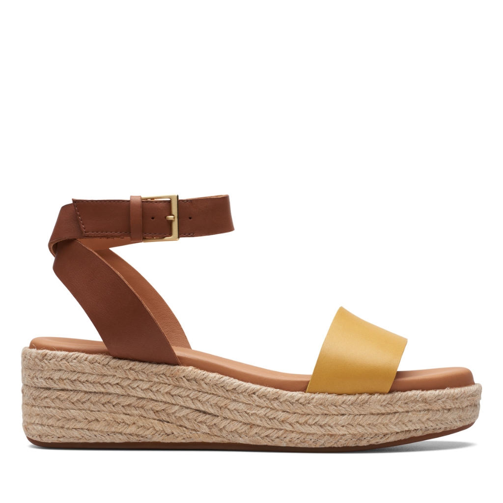 Giày Sandal Đế Xuồng Da Nữ Clarks - Kimmei Ivy