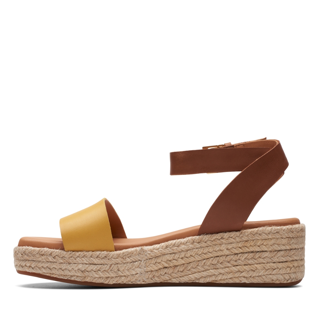 Giày Sandal Đế Xuồng Da Nữ Clarks - Kimmei Ivy