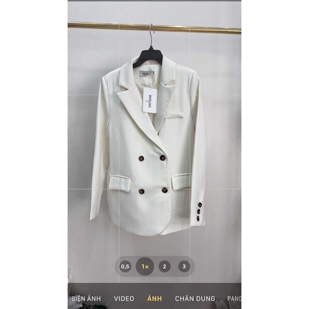 V10 - Vest boiling bản 4 cúc loang thiết kế xẻ tà sau
