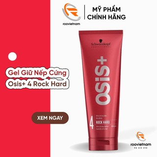 Gel Tạo Kiểu Giữ Nếp Cứng Schwarzkopf OSiS+ Rock Hard Ultra Strong Glue 150ml