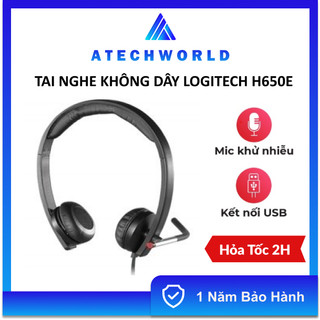 Tai nghe không dây logitech h650e - hàng chính hãng - bh 12 tháng - có xuất vat