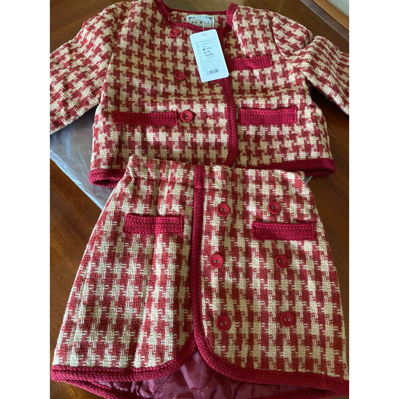 D6237-SET DẠ TWEED CHO BÉ