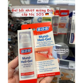 [Date mới nhất] Gel bôi nhiệt miệng Đức cấp tốc SOS MUND HELL GEL - Nguồn hàng Đức