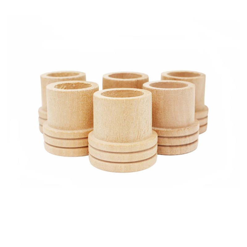 1 Cái chân đế gỗ để cắm cây nhang ngải cứu, đế dập tắt nhang ngải cứu