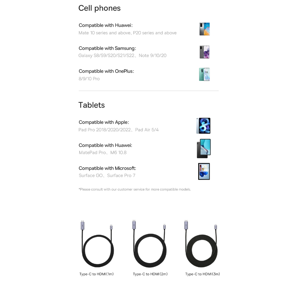 Cáp Chuyển USB Type C Sang HDMI 4K/60Hz Baseus High Definition Cho Smartphone/Tablet/Mac/Laptop - TopLink