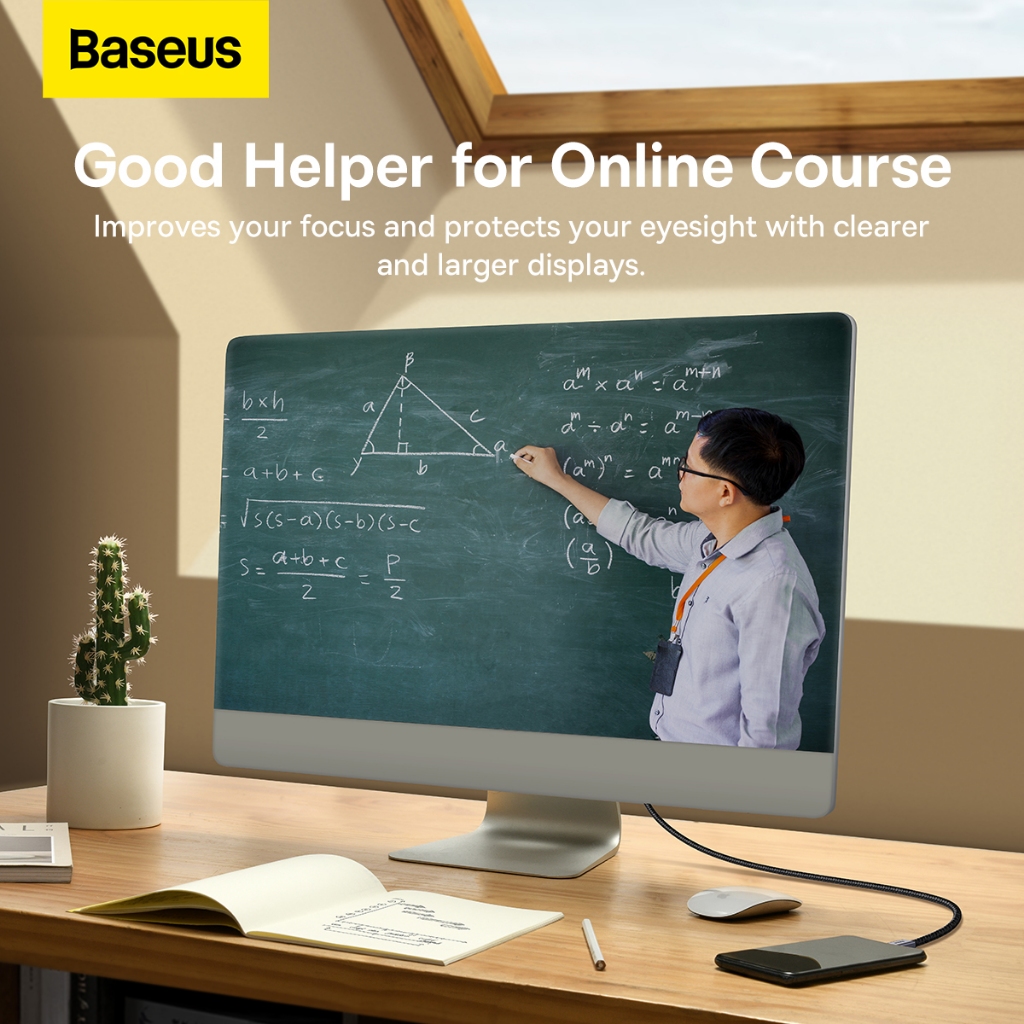 Cáp Chuyển USB Type C Sang HDMI 4K/60Hz Baseus High Definition Cho Smartphone/Tablet/Mac/Laptop - TopLink