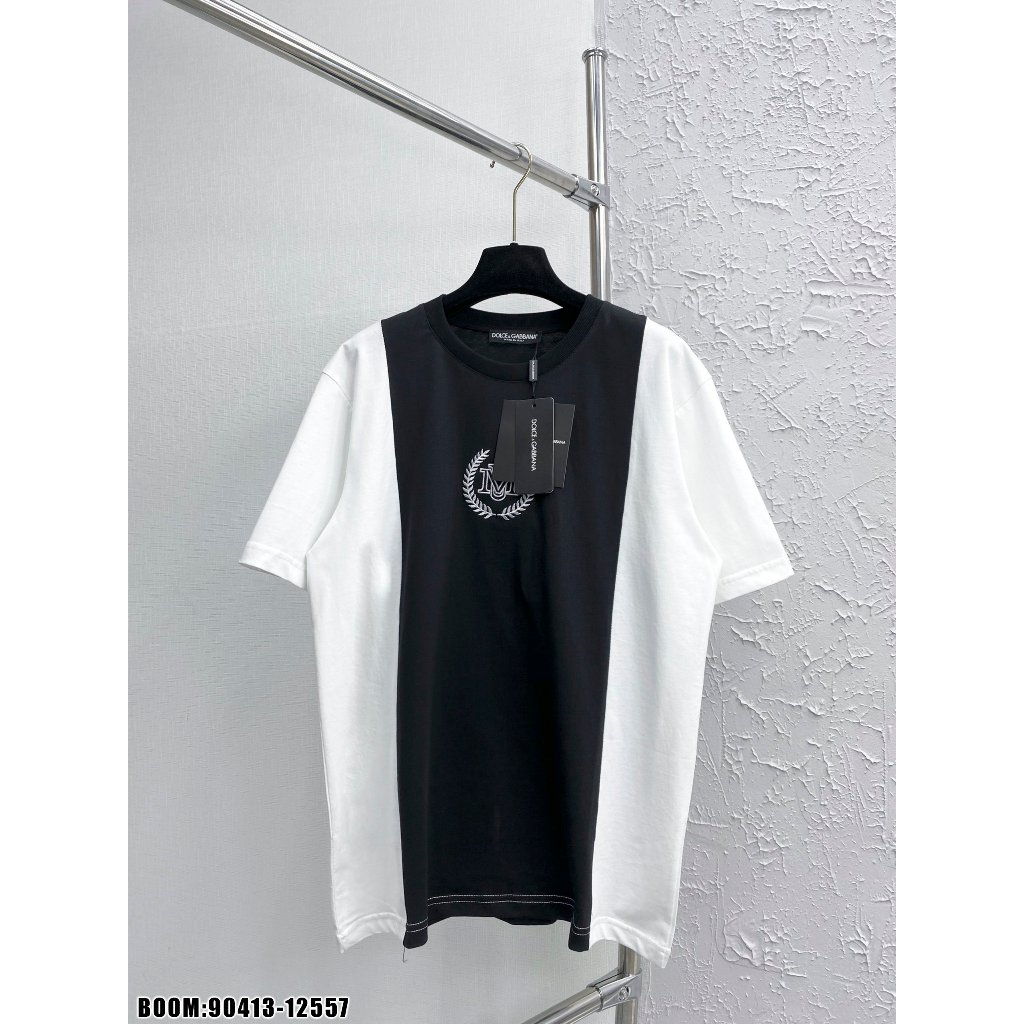 Áo Phông Nam Nữ  Premium Cotton  Đen Trắng MU Họa Tiết Thêu Trước Ngực Sắc Nét - Áo Thun Siêu Cấp Dành Cho Boy Phố Hot