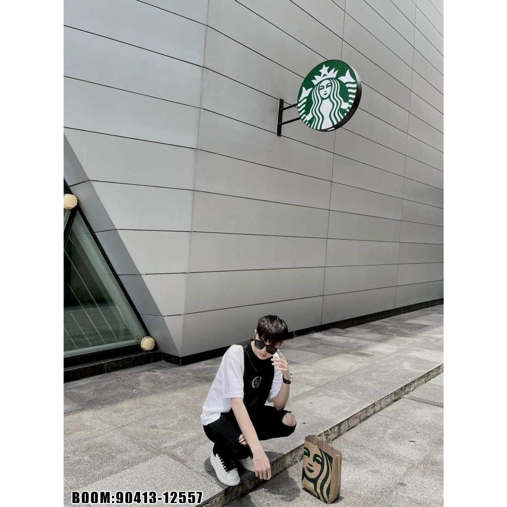 Áo Phông Nam Nữ  Premium Cotton  Đen Trắng MU Họa Tiết Thêu Trước Ngực Sắc Nét - Áo Thun Siêu Cấp Dành Cho Boy Phố Hot