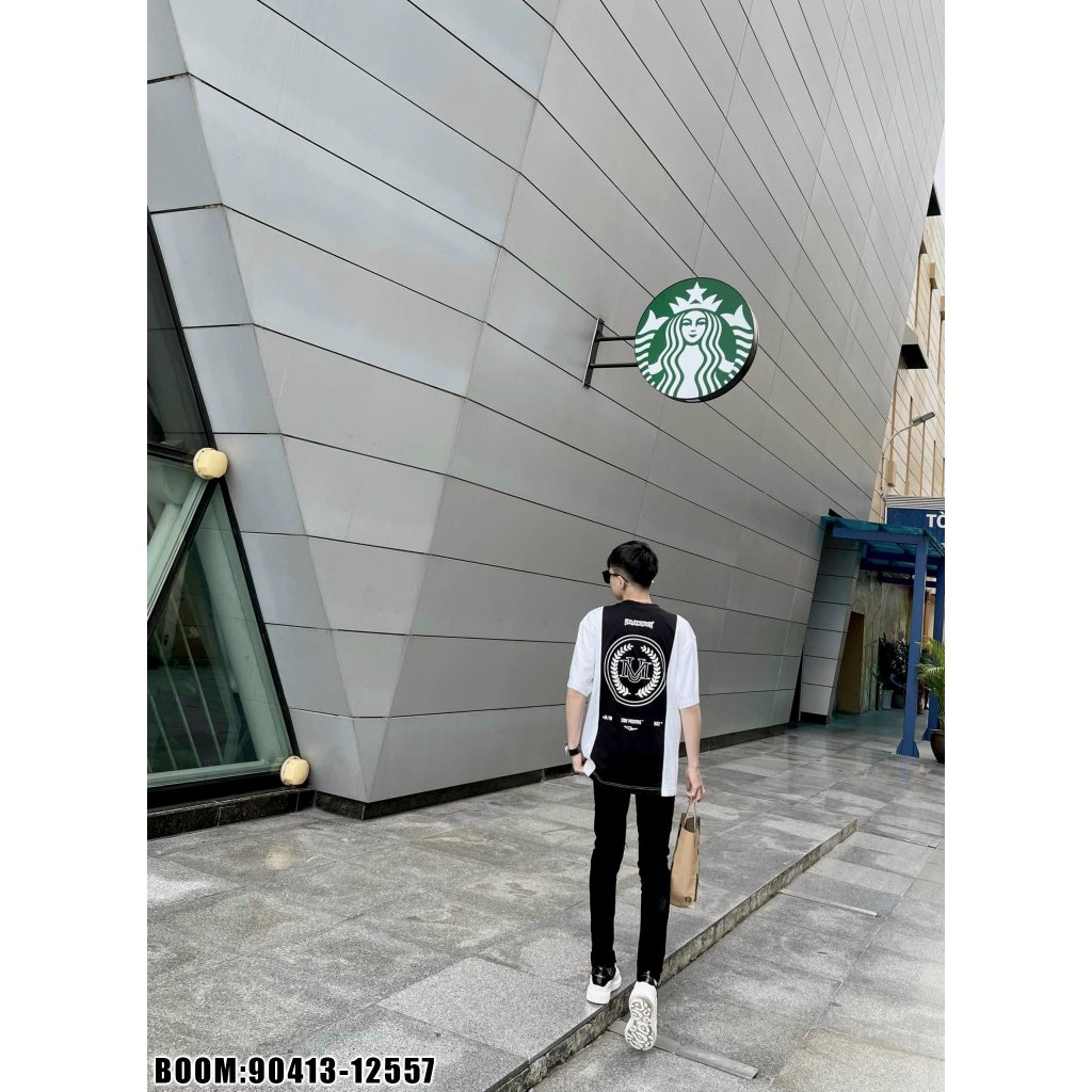 Áo Phông Nam Nữ  Premium Cotton  Đen Trắng MU Họa Tiết Thêu Trước Ngực Sắc Nét - Áo Thun Siêu Cấp Dành Cho Boy Phố Hot