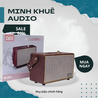 Loa bluetooth karaoke qixi sk-2025 âm thanh siêu đỉnh tích hợp cổng micro 6.5 karaoke micro không dây bảo hành 12 tháng