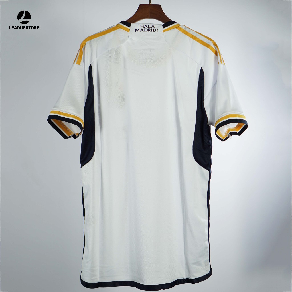 Áo Real Madrid Leaguestore - bộ quần áo bóng đá thể thao nam sân nhà RMD màu trắng form âu mùa 23/24