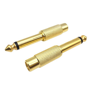 Jack chuyển 6 ly ra hoa sen - Jack chuyển 6.35mm ra AV , Jack chống nhiễu