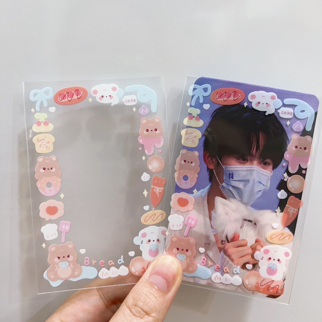 Sleeve MeeT có in hình trang trí photocard