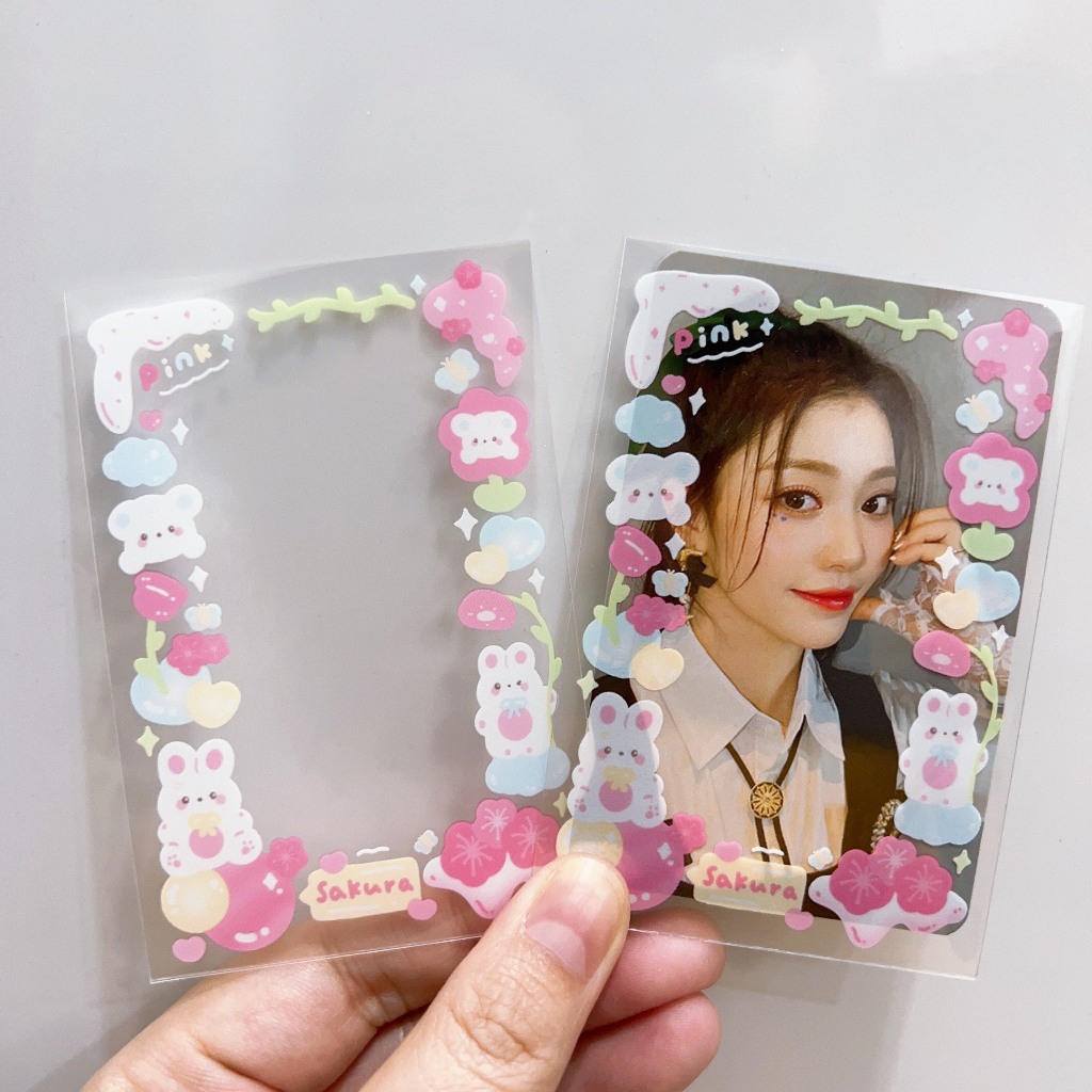 Sleeve MeeT có in hình trang trí photocard