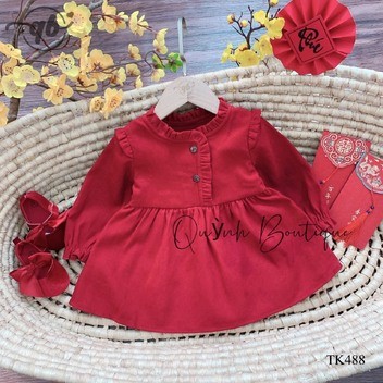 Váy Đầm Thiết Kế Cao Cấp Váy Nhung Thiết Kế Cổ Trụ Quỳnh Boutique