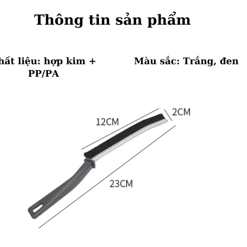 Bàn Chải Dẹt Vệ Sinh Góc Tường, Khe Hẹp, Khe Cửa Nhà Tắm