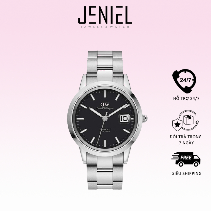 Đồng hồ Nam Daniel Wellington dây Kim loại Chính hãng - Iconic Link 40mm DW00100482