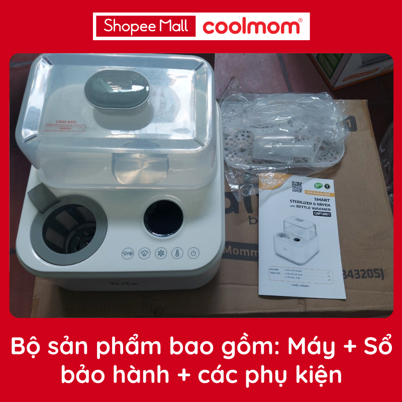 Máy tiệt trùng sấy khô thông minh tích hợp hâm sữa điện tử Fatzbaby CAPTAIN 1 FB4320SJ