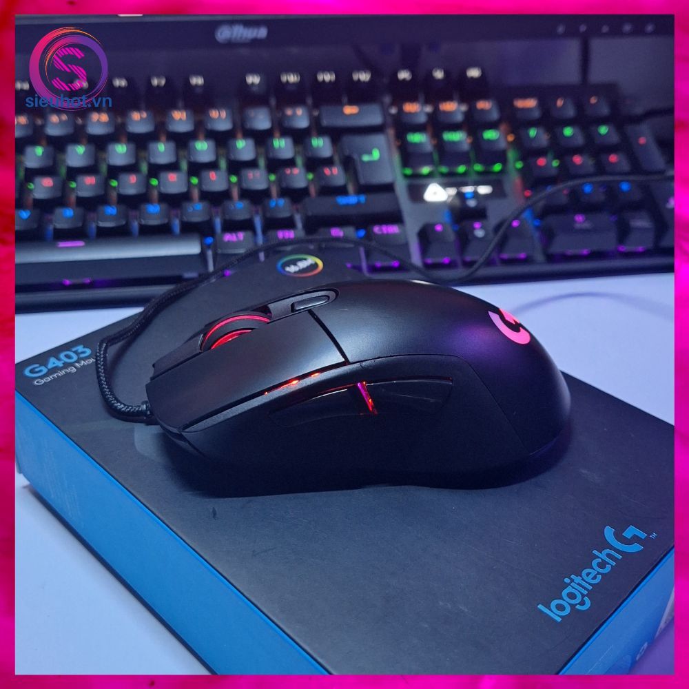 Chuột Máy Tính Gaming LOGITECH G403 Led RGB Chuột Có Dây Pc Laptop Chuyên Chơi Game 12000DPI