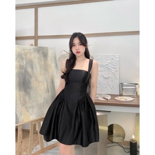 Đầm bigsize hai dây tiểu thư duyên dáng ( Thời trang Vicky G - Anitagreen ) HN1023