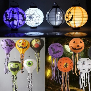 Đèn lồng halloween trang trí lễ hội hóa trang mẫu mới hình thoi 30cm