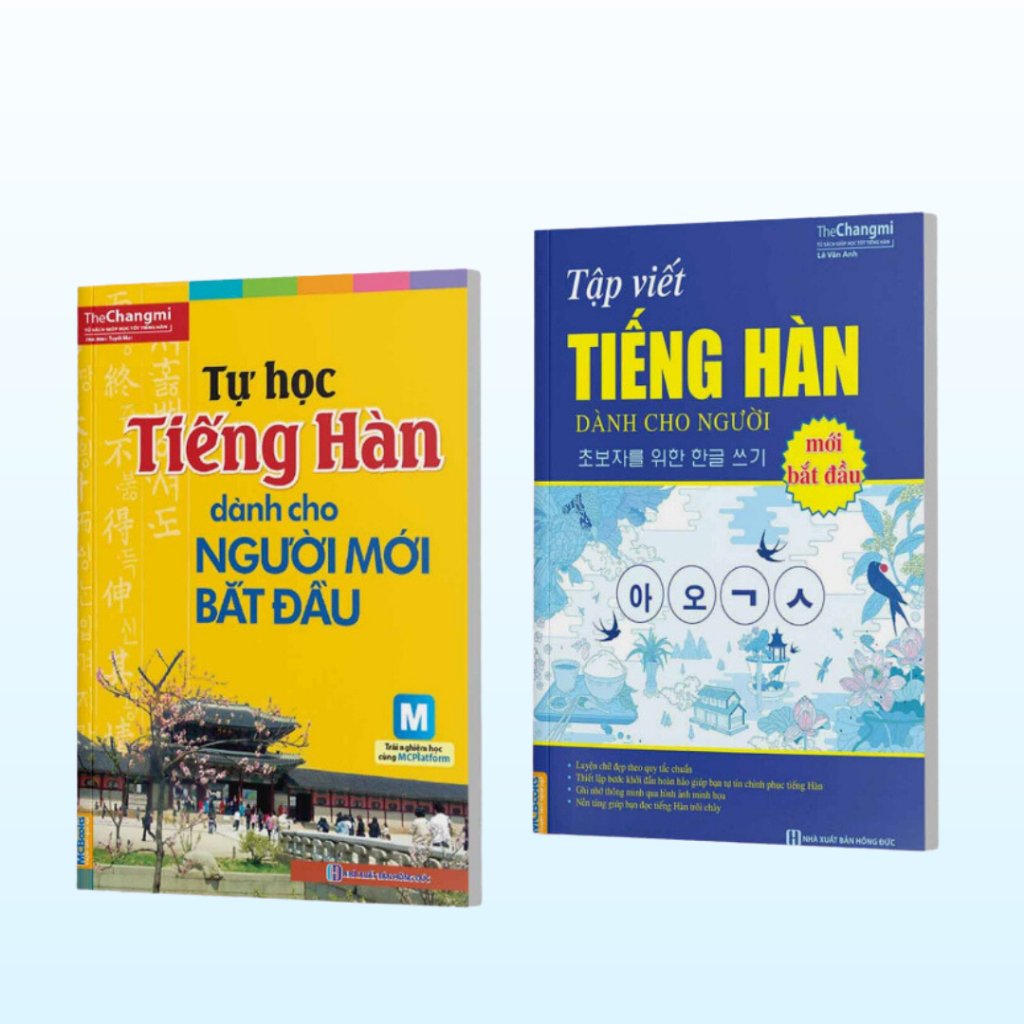 Sách - Combo Tự Học Tiếng Hàn Cho Người Mới Bắt Đầu và Tập Viết Tiếng Hàn MCBooks | BigBuy360 - bigbuy360.vn