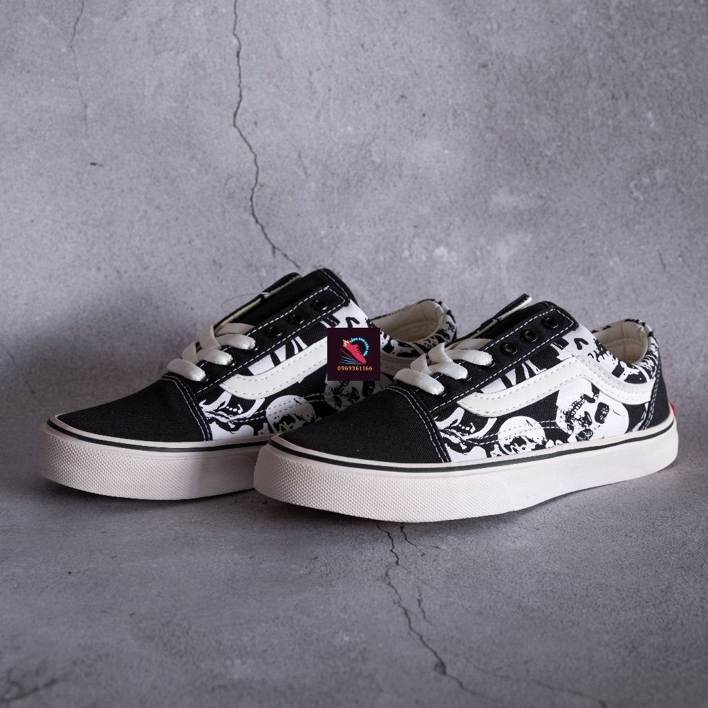 🌟 Giày Thể Thao Nam/Nữ Đầu Lâu Cao Cấp, Đế Cao Su - Sự Kết Hợp Hoàn Hảo của Phong Cách và Thể Thao 🌟  👟