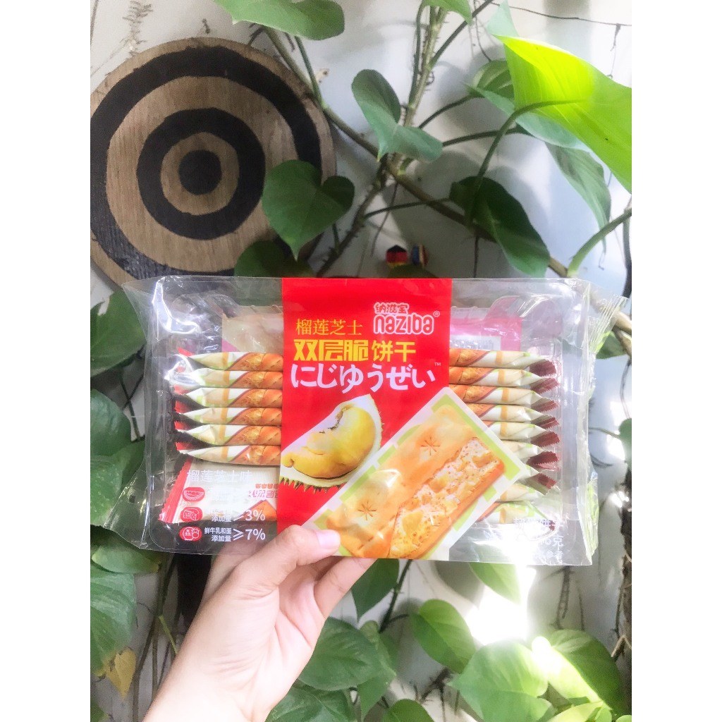 Bánh Quy Giòn Đài Loan Naziba Vị Sầu Riêng Phô Mai