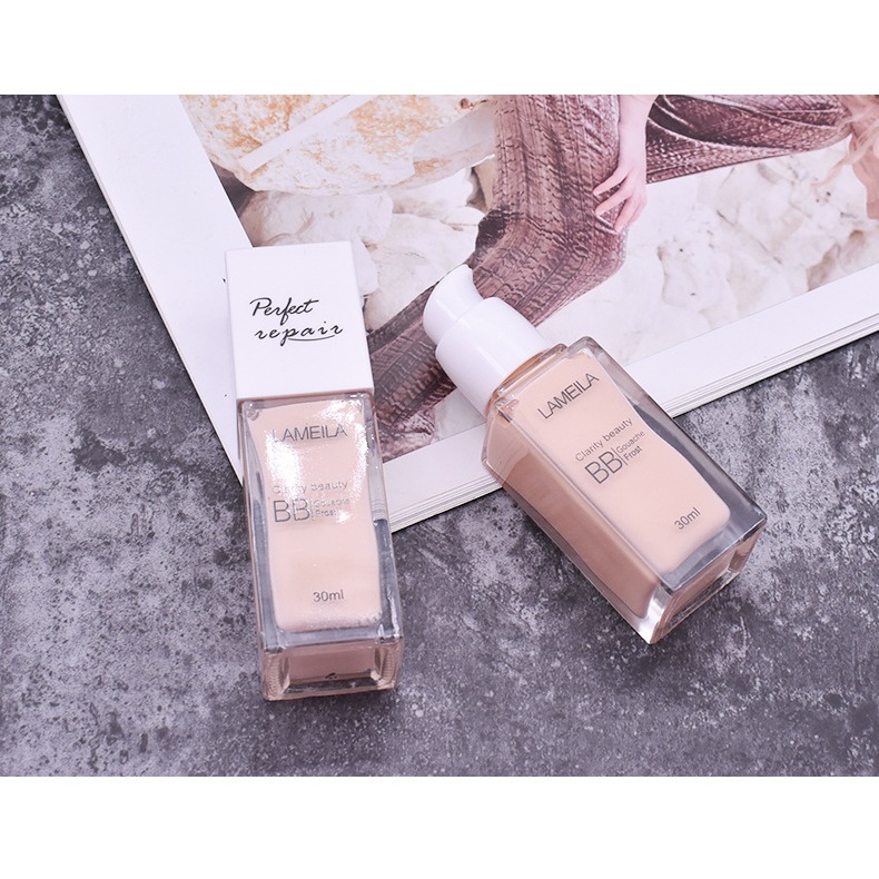 Kem Che Khuyết Điểm BB Cream Lameila Chính hãng,Kem nền kiềm dầu lâu trôi giảm thiểu lão hóa da