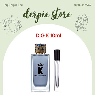 Nước hoa nam 𝐃 & 𝐆 k / king edt - mạnh mẽ, nam tính