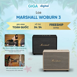 Loa di động Marshall Woburn 3 - Âm thanh tuyệt đỉnh - Bảo hành 12 tháng