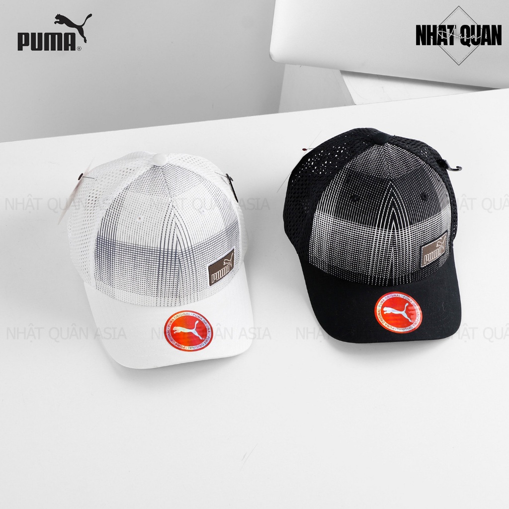 Mũ nón lưỡi trai Pu.ma họa tiết phối lưới bít đuôi - Nhật Quân Asia nhatquanasia